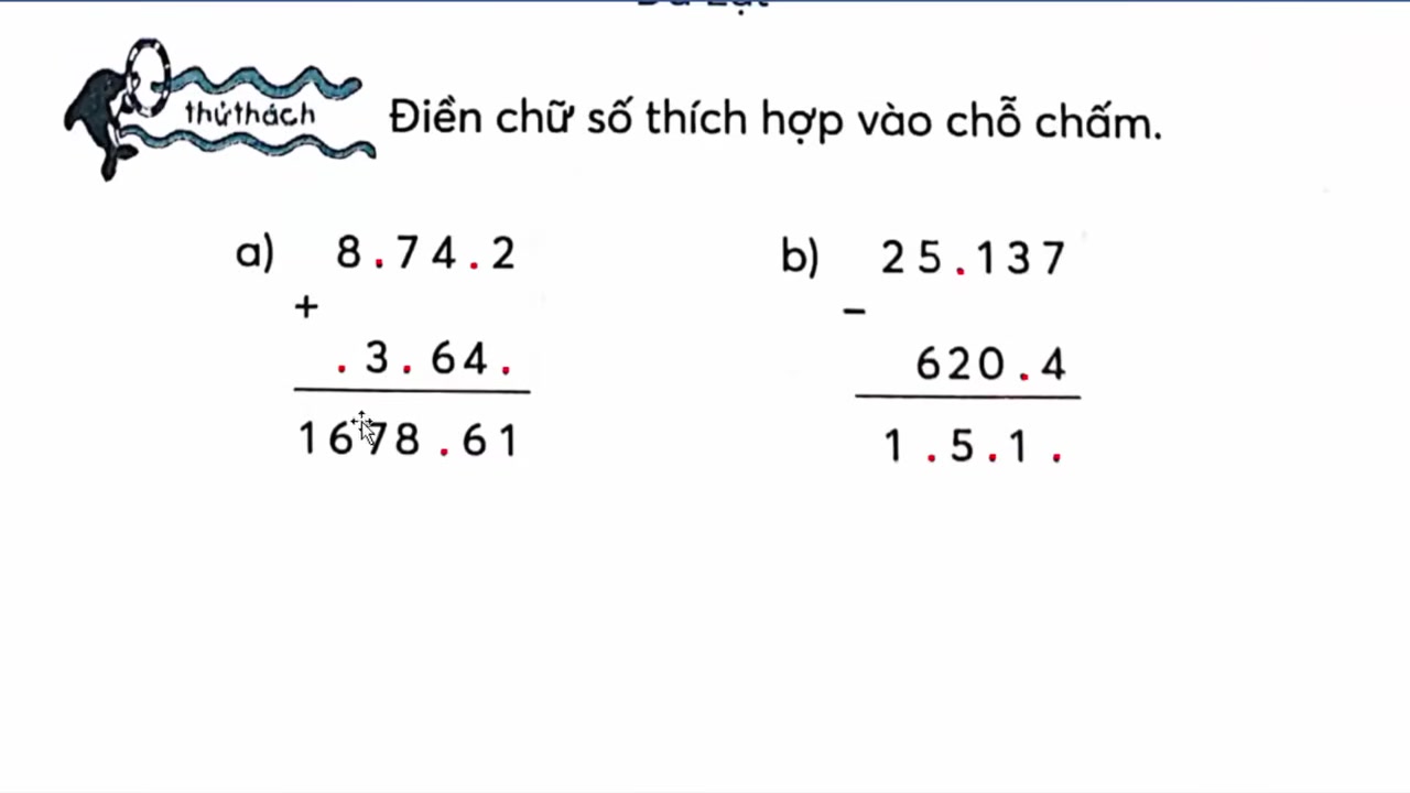 Ví dụ trực quan về "ô cửa bí mật" hoặc dấu "?" thay cho số cần tìm, kích thích tư duy suy luận của trẻ.